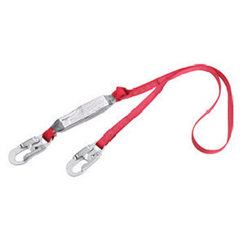 DBI/SALA 6' Protecta PRO Shock Absorbing Lanyard With Self Locking Snap Hooks On Both Ends