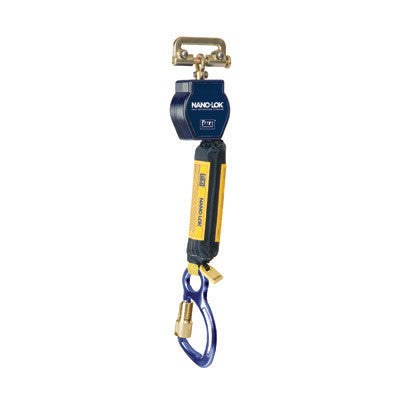 DBI/SALA Nano-Lok Single Leg Self Retracting Lifeline With Quick Connector Anchorage Connection And Aluminum Captive Eye Carabiiner