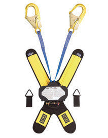 DBI/SALA Talon 100% Tie-Off Self Retracting Lifeline With 2 Steel Swiveling Self-Locking Snap Hooks, 1/4" Gate Opening, Delta Comfort Pad And 2 Lanyard Keepers