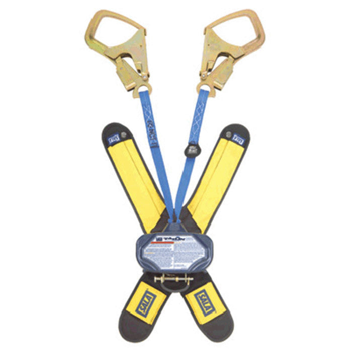 DBI/SALA Talon 100% Tie-Off Self Retracting Lifeline With 2 Each Steel Self Locking Snap Hooks, 2 1/4" Gate Opening, Delta Comfort Pad And 2 Each Lanyard Keepers