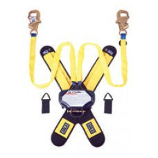 DBI/SALA 7 1/2' Talon Twin-Leg Self Retracting Lifeline With Tie Back And 5/8" Steel Snap Hook