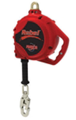 DBI/SALA 33' Red Rebel Self Retracting Lifeline With 5mm Galvanized Cable, Thermoplastic Housing And Carabiner