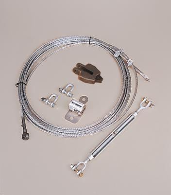 DBI/SALA Sayfline 60' Cable Horizontal Lifeline Systems With 3/8" Cable, Cable Grip, Turnbuckle And Zorbit Energy Absorber