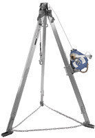 DBI/SALA Portable Confined Space Entry System Complete With Sealed Self Retracting Lifeline, Salalift II Winch And Lightweight 7' Aluminum Tripod