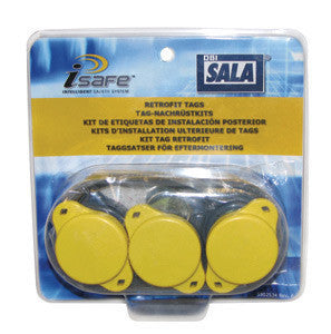 DBI/SALA i-Safe High Frequency FRID Hardgoods Tag Kit (Includes 25 HF Tags, Zip Ties And Adhesive Tape)