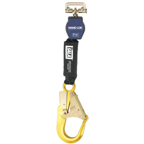DBI/SALA 6' Anchor Loop Nano-Lok Arc Flash  Model Self Retracting Lifeline With Aluminum Rebar Hook