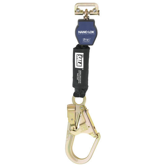 DBI/SALA 6' Anchor Loop Nano-Lok Arc Flash  Model Self Retracting Lifeline With Steel Rebar Hook