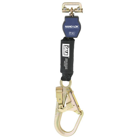 DBI/SALA 6' Anchor Loop Nano-Lok Arc Flash  Model Self Retracting Lifeline With Steel Rebar Hook