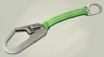 Miller 19" Green Web Anchorage Connector With 2 1/2" Rebar Hook And D-Ring