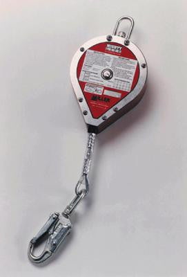 Miller Mightylite 20' Stainless Steel Self Retracting Lifeline With Carabiner And Tag Line