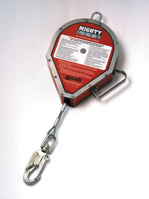 Miller 50' MightyLite Self-Retracting Lifeline With 3/16" Galvanized Cable