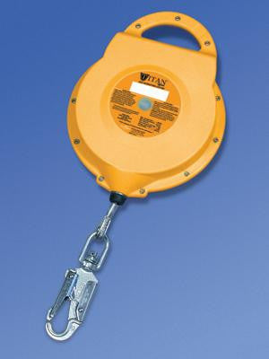 Miller 50' Titan Self-Retracting Lifeline With Glass-Filled Polypropylene Housing And 3/16" Galvanized Wire