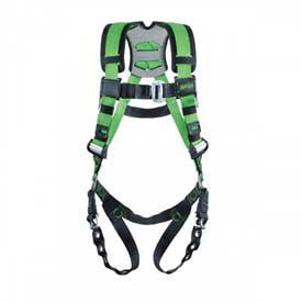 Miller Large/X-Large Green Revolution Construction Style Harness With Tongue Buckle Legs And Stand-Up D-Ring