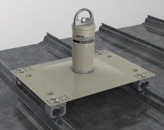 Miller Fusion Roof Anchor System With Small Base For Use On Standing Seam Roofing With Seam Spaciing from 11.75" - 17"