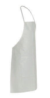 DuPont 28" X 36" White 5.4 mil Tyvek Disposable Bib Apron With Draw String Closure (100 Per Case)