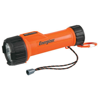 Energizer Orange LED Industrial Safety Flashlight With Lanyard