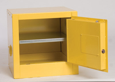 Eagle 2 Gallon Bench Top Flammable Storage Safety Cabinet With One Manual Door