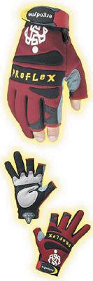 Ergodyne 2X Black ProFlex 720 Trade Series With Touch Control Open Thumb And Two Fingers Synthetic Leather And Spandex Anti-Vibration Gloves With Woven Elastic Cuff, 3/4- Finger on Thumb, index, And Middle Fingers, And Textured PVC On Palm And Fingers