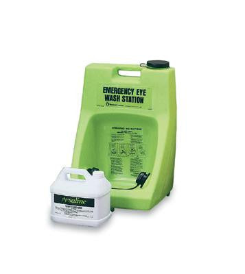 Fend-all Porta Stream I Portable Gravity Fed  Eye Wash Station With 70 Ounce Saline Concentrate