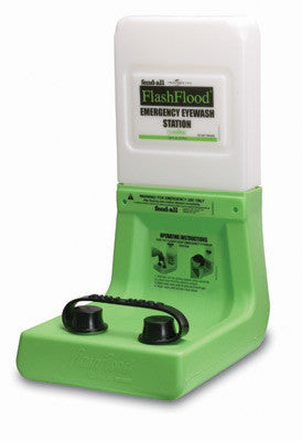 Fend-all Flash Flood Emergency  Eye Wash Station With One Gallon Saline Cartridge