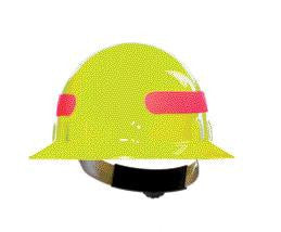 Fibre-Metal Hi-Viz Yellow SuperEight Class E, G or C Type I Thermoplastic Full Brim Hard Hat With Ratchet Suspension