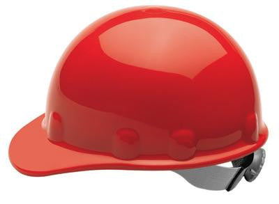 Fibre-Metal Red SuperEight SwingStrap Series Class E, G or C Type I Thermoplastic Hard Cap With SwingStrap Suspension