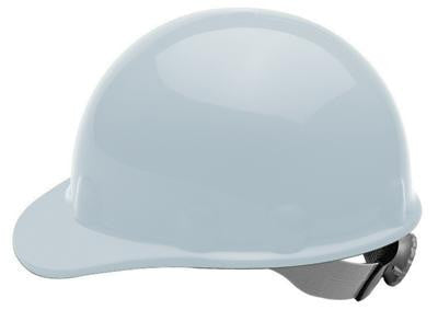 Fibre-Metal White SuperEight SwingStrap Series Class E, G or C Type I Thermoplastic Hard Cap With SwingStrap Suspension