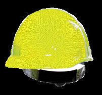 Fibre-Metal Yellow SuperEight Class E, G or C Type I Thermoplastic Hard Cap With Ratchet Suspension