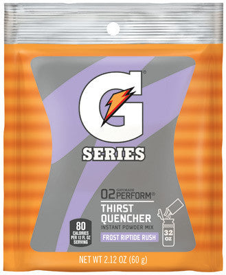 Gatorade 2.12 Ounce Instant Powder Pouch Riptide Electrolyte Drink - Yields 1 Quart (144 Packets Per Case)