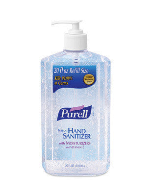 GOJO 20 Ounce Pump Bottle Clear PURELL Advanced Instant Hand Sanitizer