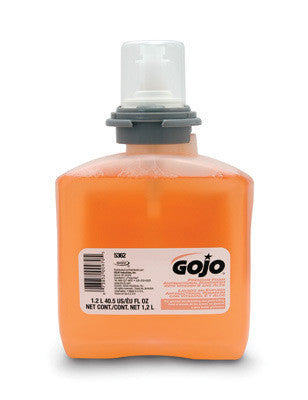 GOJO 1200 ml Refill Translucent Apricot TFX Fresh Fruit Scented Premium Foam Antibacterial Handwash