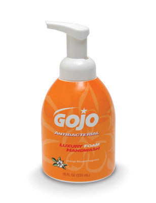 GOJO 535 ml Pump Bottle Orange Orange Blossom Scented Luxury Foam Antibacterial Handwash