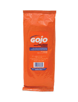 GOJO 60 Count Toolbox Pak FAST WIPES Hand Cleaning Towels