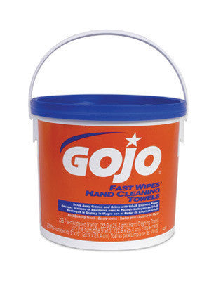 GOJO 225 Count Bucket FAST WIPES Hand Cleaning Towels