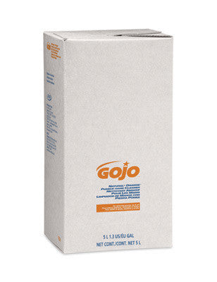 GOJO 5000 ml Refill Natural* Orange Orange Citrus Scented Lotion Formula Hand Cleaner With Pumice Scrubbing Particles