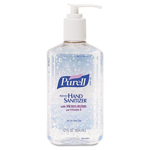 GOJO 12 Ounce Pump Bottle PURELL Instant Hand Sanitizer