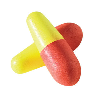 Howard Leight Single Use Multi-Max Polyurethane And Foam Uncorded Earplugs (1 Pair Per Polybag)