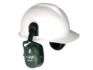 Howard Leight Thunder T2HV Dark Green Dielectric Helmet Mount Noise Blocking Earmuffs