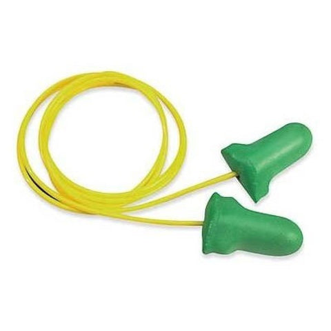 Howard Leight Single Use Max-Lite Contoured T-Shape Polyurethane And Foam Corded Earplugs (1 Pair Per Polybag, 100 Pair Per Box)