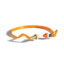 Howard Leight QB2HYG Orange Foam Multi Position Supra-Aural Banded Earplugs