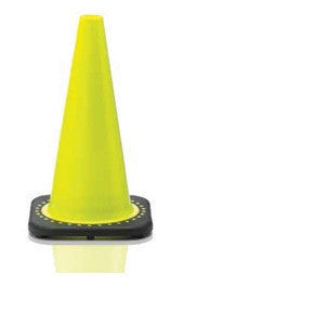 JBC Safety 18" Lime PVC Traffic Cone With Black Base