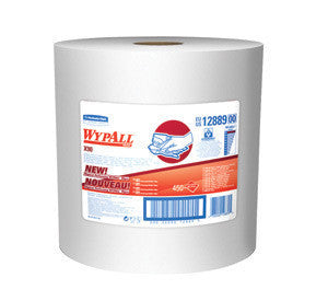 Kimberly-Clark Professional* 11.1" X 13.4" White WypAll* X90 Heavy Duty Cloth Wipers (450 Sheets Per Roll)