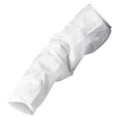 Kimberly-Clark Professional* One Size Fits All White 21" KleenGuard* A20 Lightweight MICROFORCE* Disposable Breathable Particle Protection Sleeve Protector With Elastic Top