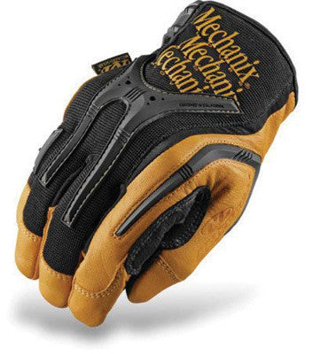 Mechanix Wear X-Large Black And Brown CG Heavy Duty Full Finger Leather And Rubber Mechanics Gloves With Low Profile Cuff And Multi-Zone Padded Palm