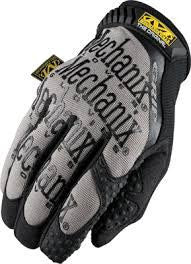 Mechanix Wear Size 10 Black And Gray The Original Grip Full Finger Synthetic Leather And Spandex Extra Grip Mechanics Gloves With Hook and Loop Cuff, Reinforced Thumb And TRP Dots