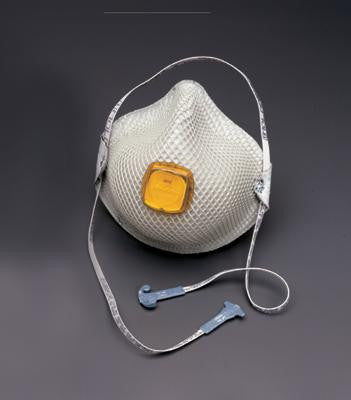 Moldex Medium/Large N95 Particulate Disposable Respirator With Ventex Exhalation Valve, Dura-Mesh Shell And HandyStrap - NIOSH 42CFR84/ANSI/ISEA 110-2003 Section 7.11 (10 Each Per Box)