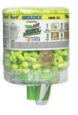 Moldex PlugStation Earplug Dispenser With 250 Pair Single Use Goin' Green Foam Earplugs