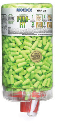 Moldex PlugStation Earplug Dispenser With 500 Pair Single Use PuraFit Foam Earplugs
