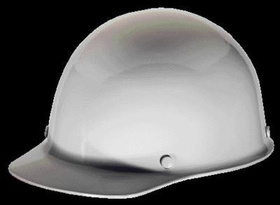 MSA White Skullgard Class G Type I Phenolic Hard Cap With Staz-On Suspension