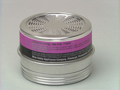MSA GMA Cartridge For Comfo Series Air Purifying Respirator (APR) With P100 Filter